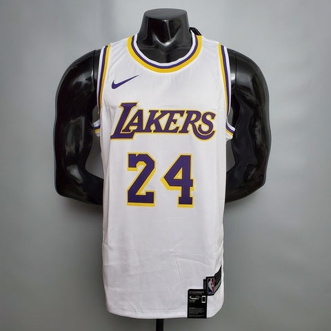 Camisa Basquete NBA Regata Los Angeles Lakers Masculina - Branca - Vilas Store