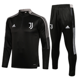 Conjunto Juventus 21/22 Preta - Adidas - Com Ziper - Vilas Store