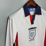 Camisa Manga Longa Seleção Inglaterra 1998 Umbro - Branco - Vilas Store