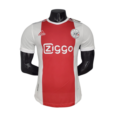 Camisa Ajax I 21/22 Branca e Vermelha - Adidas - Masculino Jogador - Vilas Store