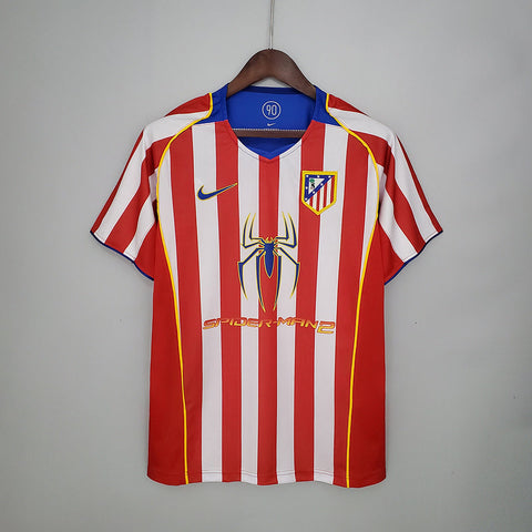 Camisa Atlético de Madrid Retrô 2004/2005 Vermelha e Branca - Nike - Vilas Store