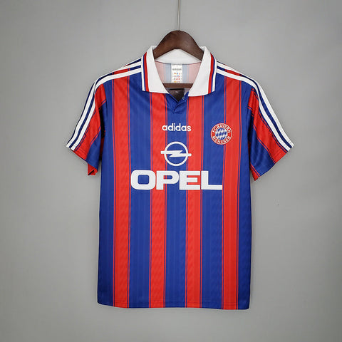 Camisa Bayern de Munique Retrô 1995/1997 Azul e Vermelha - Adidas - Vilas Store