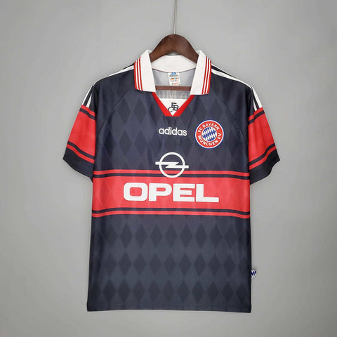 Camisa Bayern Retrô 1997/1999 Preta e Vermelha - Adidas - Vilas Store