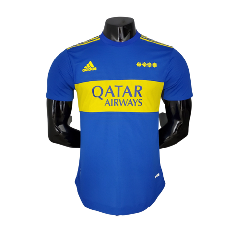Camisa Boca Juniors I 21/22 - Azul e Amarela - Adidas - Masculino Jogador - Vilas Store