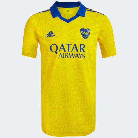 Camisa Boca Juniors III 22/23 Adidas - Amarelo - Vilas Store