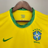 Camisa Feminina Seleção Brasil I 21/22 Nike - Amarela - Vilas Store