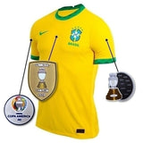 Camisa Seleção Brasil Campeão Copa América 21/22 Nike - Amarelo - Vilas Store