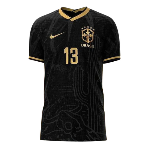 Camisa Brasil Edição Concept 2022 Preta - Nike - Masculino Jogador - Vilas Store