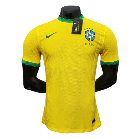 Camisa Brasil I 2021 - Amarela - Nike - Masculino Jogador - Vilas Store