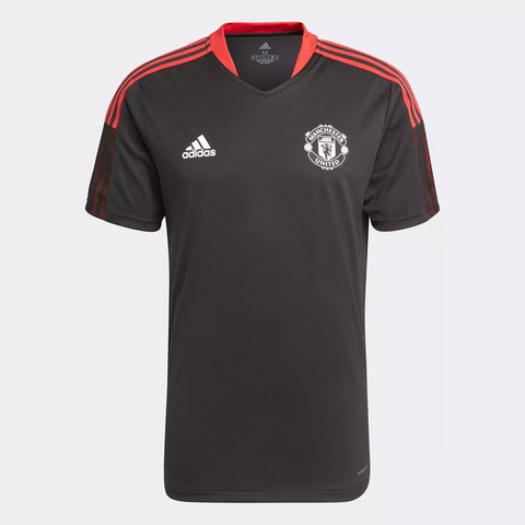 Camisa de Treino Manchester United 21/22 Adidas - Cinza - Vilas Store