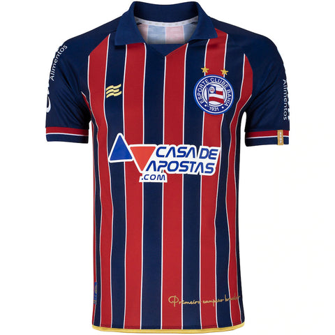 Camisa Bahia II 22/23 Esquadrão - Azul e Vermelho - Vilas Store