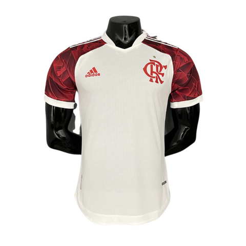 Camisa Flamengo II 21/22 - Branca e Vermelha - Adidas - Masculino Jogador - Vilas Store