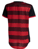 Camisa Feminina Flamengo I 22/23 Adidas - Rubro Negro - Vilas Store