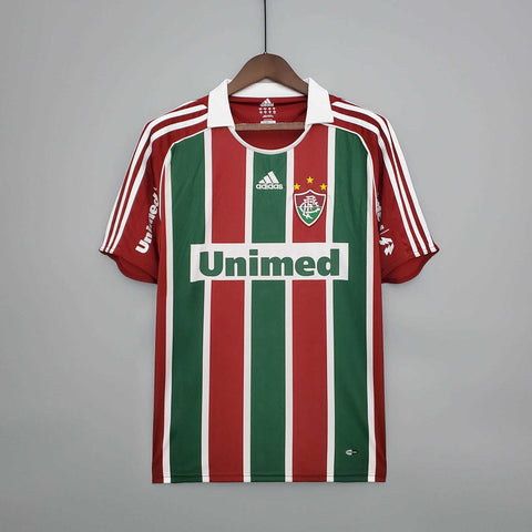 Camisa Fluminense Retrô 2008/2009 Vermelha e Verde - Adidas - Vilas Store