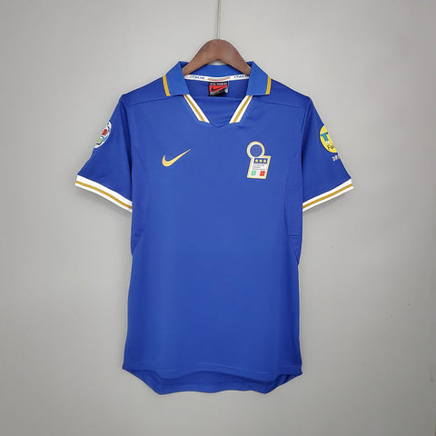 Camisa Itália Retrô 1996 Azul - Nike - Vilas Store