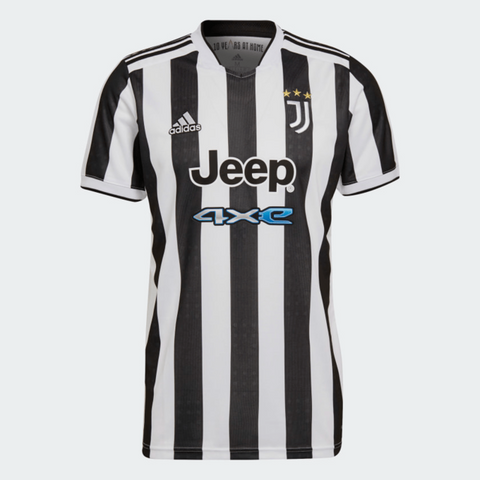 Camisa Juventus I 21/22 Adidas - Branco e Preto - Vilas Store