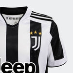 Camisa Juventus I 21/22 Adidas - Branco e Preto - Vilas Store