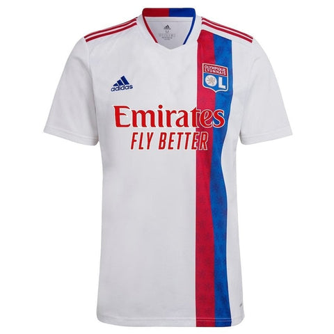 Camisa Olympique Lyon I 21/22 Adidas - Branco - Vilas Store