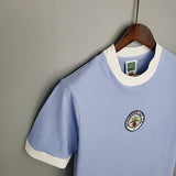 Camisa Manchester City Retrô 1972 Azul - Vilas Store