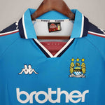 Camisa Manchester City Retrô 1997/1998 Azul - Kappa - Vilas Store