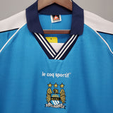 Camisa Manchester City Retrô 1999/2001 Azul - Vilas Store