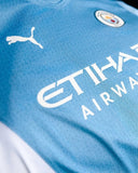 Camisa Manchester City I 21/22 Puma - Azul - Vilas Store