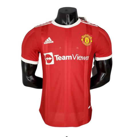 Camisa Manchester United I 21/22 - Vermelha - Adidas - Masculino Jogador - Vilas Store