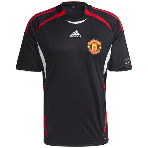Camisa Manchester United Teamgeist 21/22 Adidas - Preto - Vilas Store
