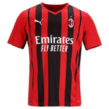 Camisa Milan I 21/22 Puma - Preto e Vermelho - Vilas Store