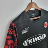 Camisa Milan Heritage 21/22 Puma King - Preto - Vilas Store