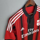 Camisa Milan Retrô 2014/2015 Vermelha e Preta - Adidas - Vilas Store