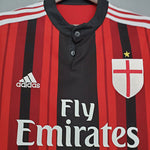 Camisa Milan Retrô 2014/2015 Vermelha e Preta - Adidas - Vilas Store