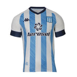 Camisa Racing I 21/22 Kappa - Branco e Azul - Vilas Store