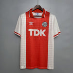 Camisa Ajax Retrô 1990-1992 Vermelha e Branca - Umbro - Vilas Store