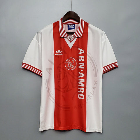 Camisa Ajax Retrô 1995/1996 Vermelha e Branca - Umbro - Vilas Store