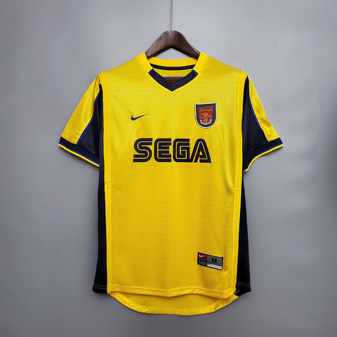 Camisa Arsenal Retrô 1999/2000 Amarela - Nike - Vilas Store