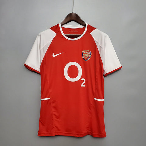 Camisa Arsenal Retrô 2002/2004 Vermelha - Nike - Vilas Store