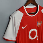 Camisa Arsenal Retrô 2002/2004 Vermelha - Nike - Vilas Store