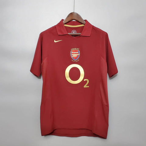 Camisa Arsenal Retrô 2005/2006 Vinho - Nike - Vilas Store