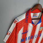 Camisa Atlético de Madrid Retrô 1995/1996 Branca e Vermelha - Puma - Vilas Store