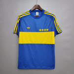 Camisa Boca Juniors Retrô 1981 Azul e Amarela - Adidas - Vilas Store