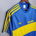 Camisa Boca Juniors Retrô 1981 Azul e Amarela - Adidas - Vilas Store