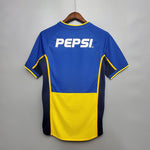 Camisa Boca Juniors Retrô 2002 Azul e Amarela - Nike - Vilas Store