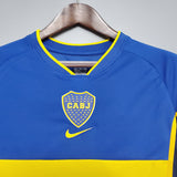 Camisa Boca Juniors Retrô 2002 Azul e Amarela - Nike - Vilas Store