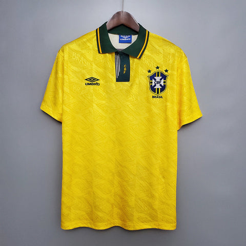 Camisa Seleção Brasileira Retrô 1991/1993 Amarela - Umbro - Vilas Store