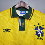 Camisa Seleção Brasileira Retrô 1991/1993 Amarela - Umbro - Vilas Store