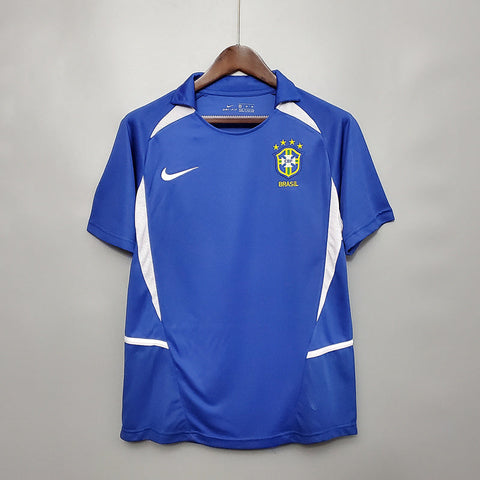 Camisa Seleção Brasileira Retrô 2002 Azul - Nike - Vilas Store