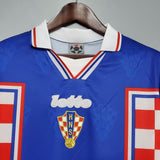 Camisa Croácia Retrô 1998 Azul, Vermelha e Branca - Lotto - Vilas Store