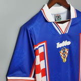 Camisa Croácia Retrô 1998 Azul, Vermelha e Branca - Lotto - Vilas Store