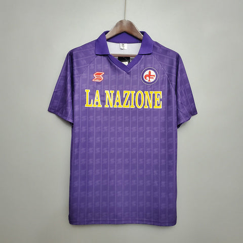 Camisa Fiorentina Retrô 1989/1990 Roxa - ABM - Vilas Store